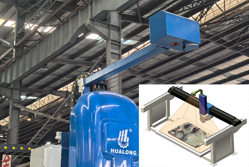 Мостовой станок с ЧПУ для резки камня HLNC-650 plus 4+1，1 (3)